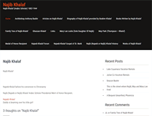 Tablet Screenshot of najeebkhalaf.com